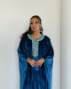 Luxurious Velvet Abaya in Royal Colors