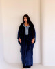 Luxurious Velvet Abaya in Royal Colors