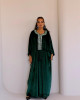 Luxurious Velvet Abaya in Royal Colors
