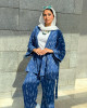 Blue Casual Set with Unique Prints Blue Casual Set with Unique Prints