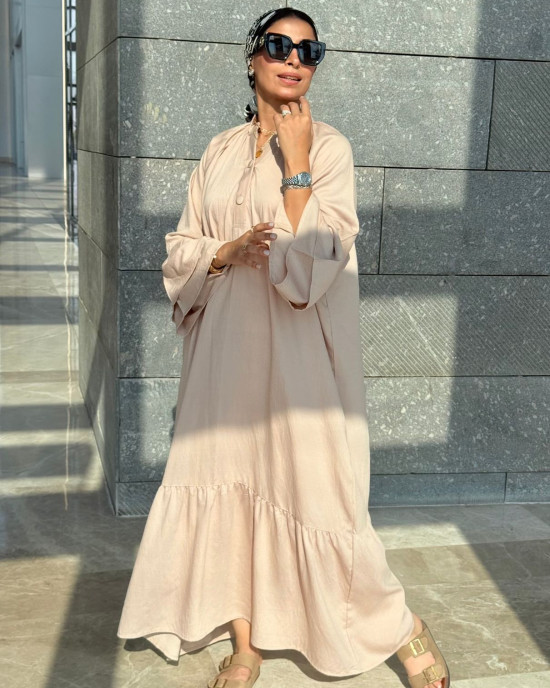 Long Linen Dress 