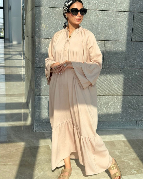 Long Linen Dress 