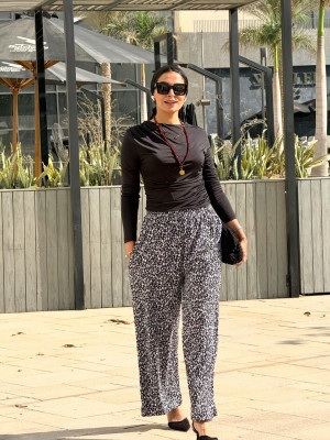 Summer floral pants