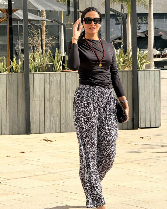 Floral cotton pants Floral cotton pants