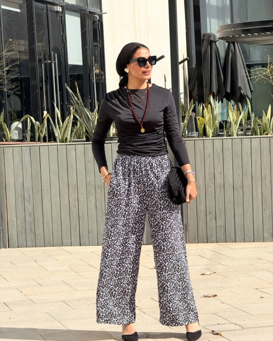 Floral cotton pants Floral cotton pants