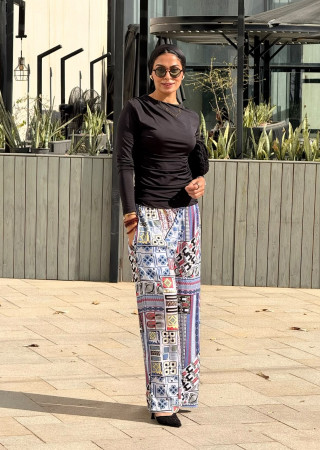 Summer floral pants
