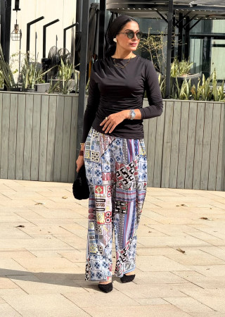 Summer floral pants