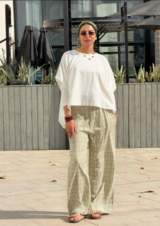 Summer floral pants