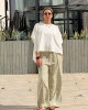 Floral summer pants