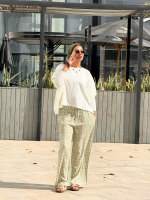 Summer floral pants