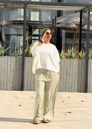 Summer floral pants