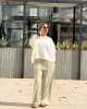 Floral summer pants