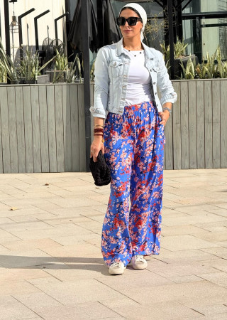 Summer floral pants