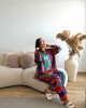Women's Linen Set with Modern Bohemian Design Women's Linen Set with Modern Bohemian Design