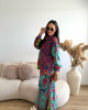 Women's Linen Set with Modern Bohemian Design Women's Linen Set with Modern Bohemian Design