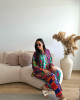 Women's Linen Set with Modern Bohemian Design Women's Linen Set with Modern Bohemian Design