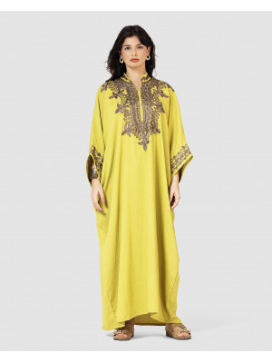 Luxurious caftan designed with elegant oriental touches