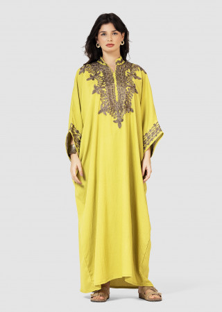 Luxurious caftan designed with elegant oriental touches