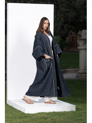 Long wool coat with a modern design Long wool coat with a modern design