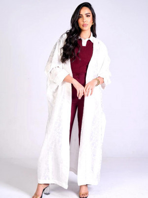 Long Satin Cardigan Elegance and Luxury