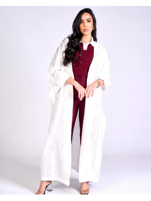 Long Satin Cardigan Elegance and Luxury