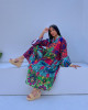Bohemian Short Dress with Bright Colors