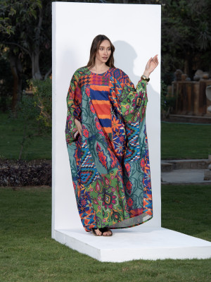 Bohemian Long Linen kaftan