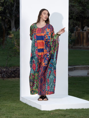 Bohemian Long Linen kaftan