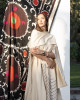 Long Linen kaftan with Cape Long Linen kaftan with Cape