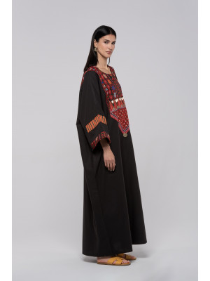 Long kaftan with Traditional Embroidery Long kaftan with Traditional Embroidery