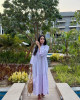 Long purple dress