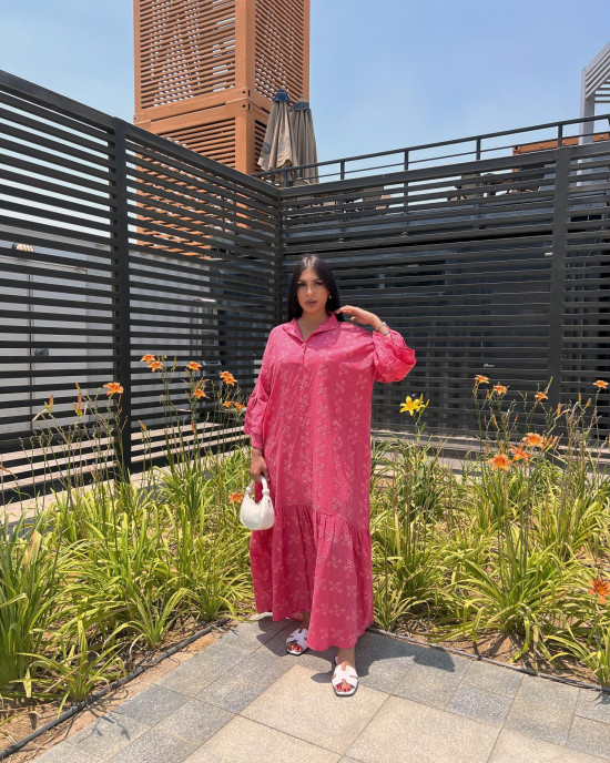 Long elastic dress