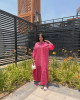 Long elastic dress