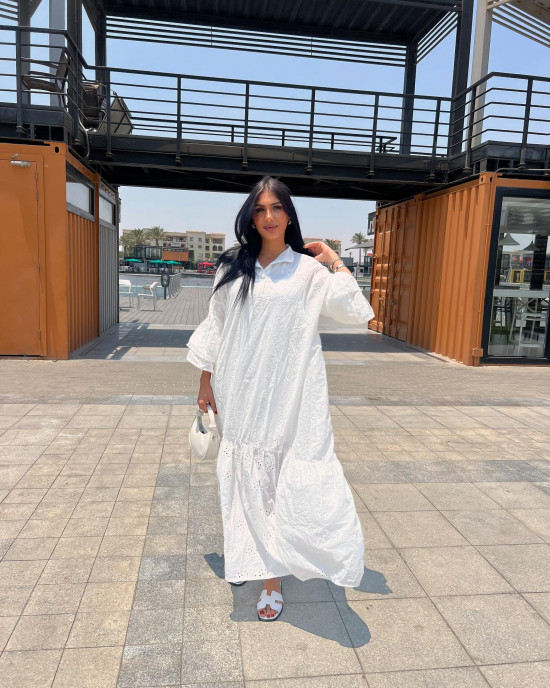 Long elastic dress
