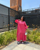 Long elastic dress
