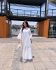 Long elastic dress