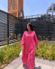 Long elastic dress