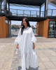 Long elastic dress