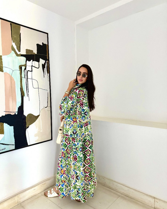 Summer Bohemian Printed Maxi Dress