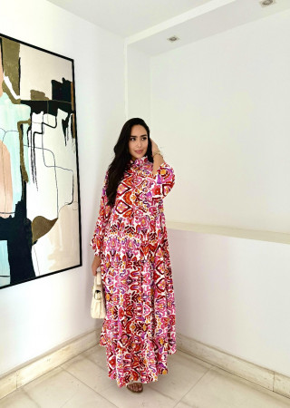 Summer Bohemian Printed Maxi Dress