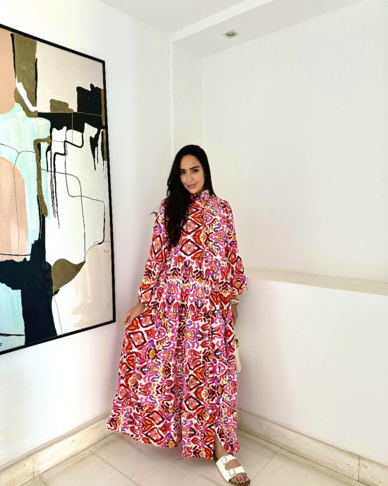 Summer Bohemian Printed Maxi Dress