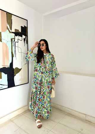 Summer Bohemian Printed Maxi Dress