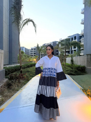 long style Cotton Dress