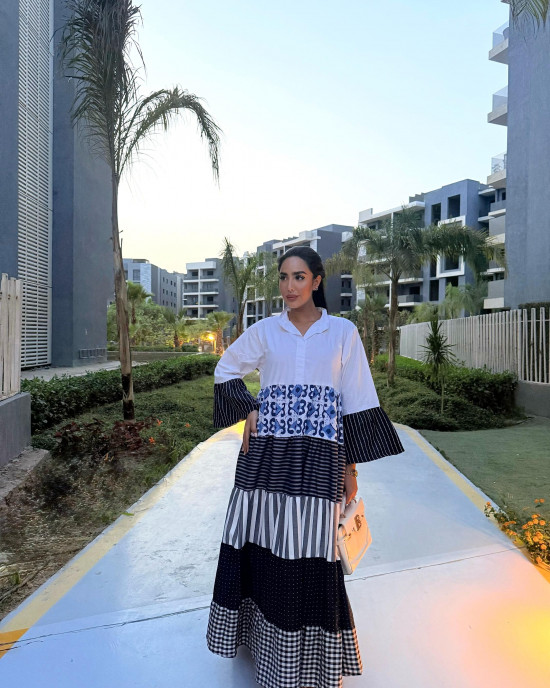 long style Cotton Dress
