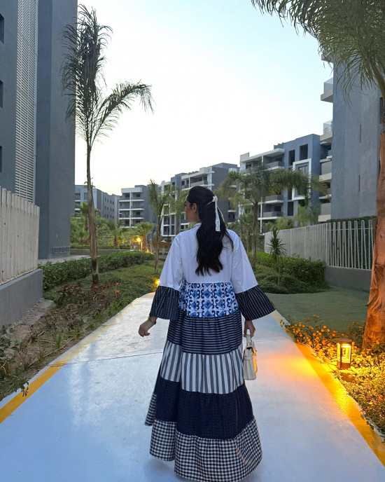 long style Cotton Dress