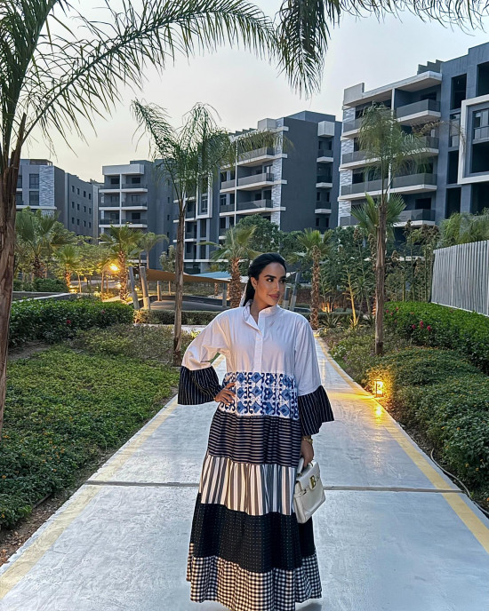 long style Cotton Dress
