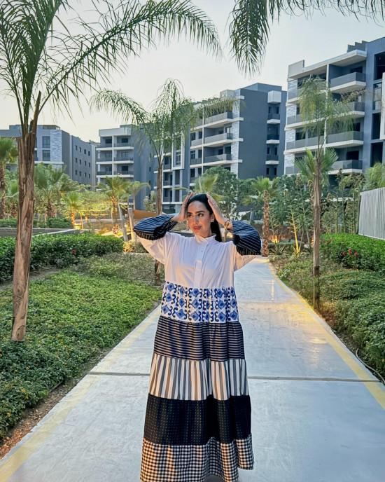 long style Cotton Dress