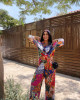 Linen Set with Modern Floral Prints & Vibrant Colors