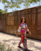 Linen Set with Modern Floral Prints & Vibrant Colors