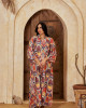 Long Floral kaftan with Bright Colors